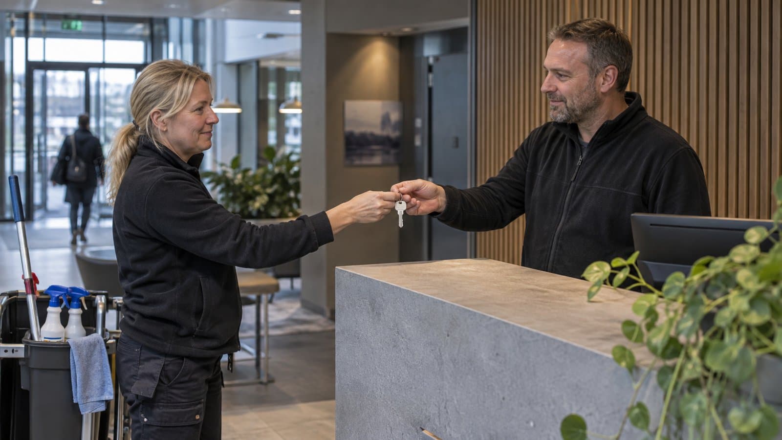 Overlevering av adgangsnøkkel ved leverandørbytte – illustrasjonsbilde