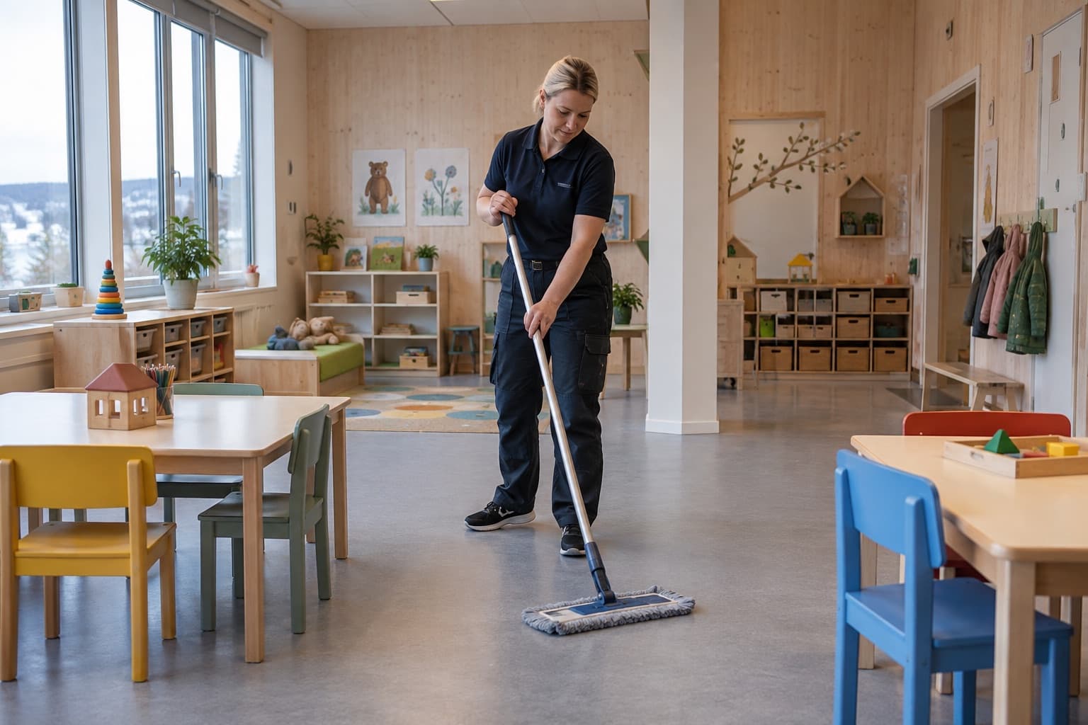 Renhold for skoler og barnehager