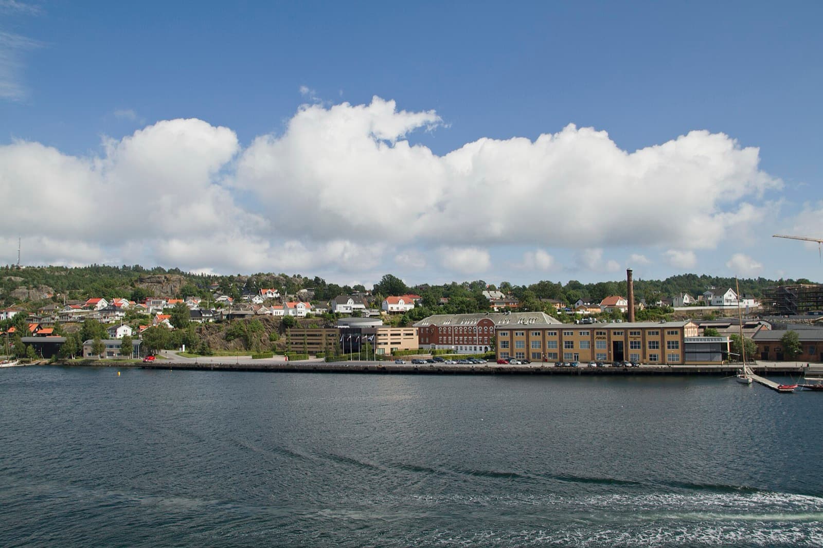 Sandefjord og havnen
